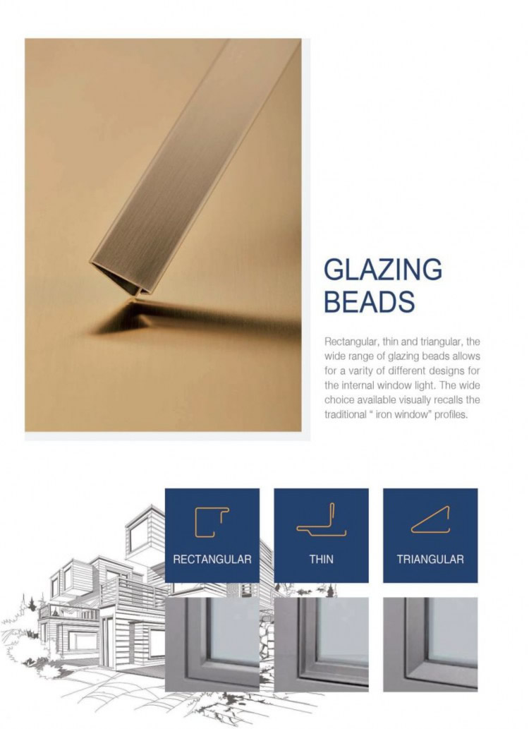 Steel Windows GLAZING BEADS 