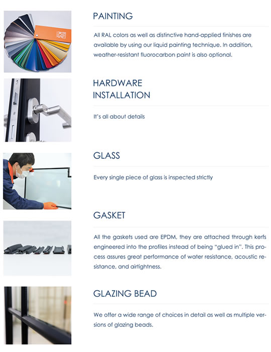 Steel Windows production 